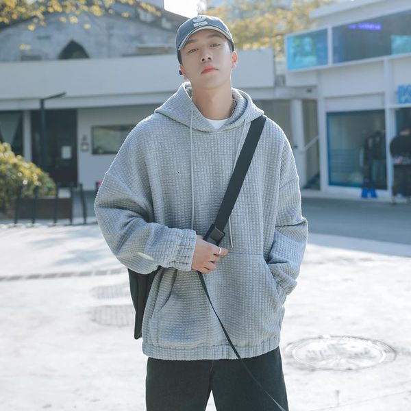 mens sweater hooded pullover boys spring and autumn waffle loose sweater men's fashion clothes versatile boys' handsome coat, Black
mens sweater hooded pullover boys spring and autumn waffle loose sweater men's fashion clothes versatile boys' handsome coat, Black