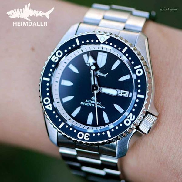 sharkey skx007 mechanical watch men dive sapphire crystal luminous nh36a automatic diver watches 200m diving wristwatches, Slivery;brown
sharkey skx007 mechanical watch men dive sapphire crystal luminous nh36a automatic diver watches 200m diving wristwatches, Slivery;brown