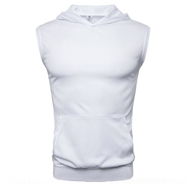 726 2020 summerfashion t-shirts) women's sale men's slim fitting hooded solid color leisure sleeveless t-shirt, White;black
726 2020 summerfashion t-shirts) women's sale men's slim fitting hooded solid color leisure sleeveless t-shirt, White;black