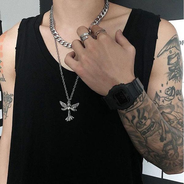 chains minimalist 45/50/60cm cuban link necklace men silver color hiphop rock punk cool biker jewelry male accessories gift
chains minimalist 45/50/60cm cuban link necklace men silver color hiphop rock punk cool biker jewelry male accessories gift