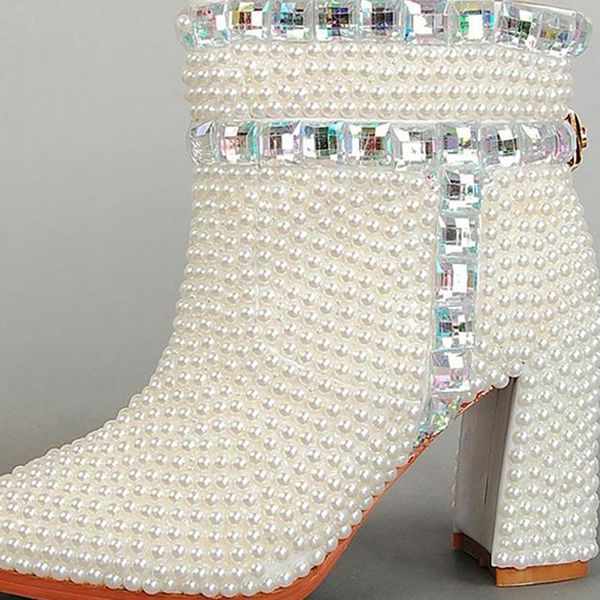 boots beautiful wedding bride white shoes crystal chunky heel nightclub party womens pumps winter bridal, Black
boots beautiful wedding bride white shoes crystal chunky heel nightclub party womens pumps winter bridal, Black