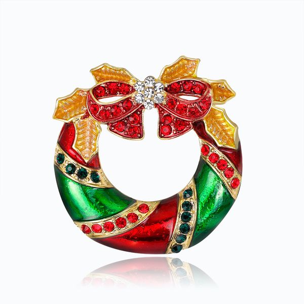 factory popular fashion personality christmas wreath versatile suit accessories women's brooch christmas
factory popular fashion personality christmas wreath versatile suit accessories women's brooch christmas