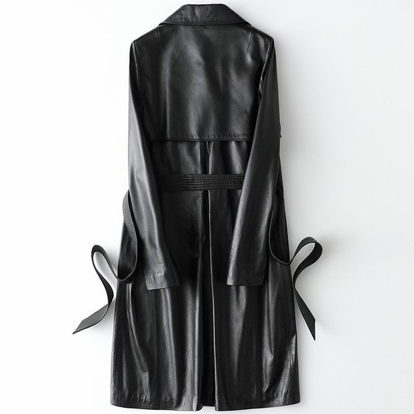 women's jackets leather royal sheep of women 2021 spring fashion simple color solid coat with long jacket, Black;brown
women's jackets leather royal sheep of women 2021 spring fashion simple color solid coat with long jacket, Black;brown