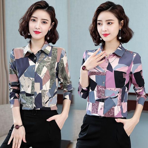 women autumn print chiffon shirt slim long sleeve blouse office lady shirts elegant blouses feminino camisa plus size 4xl women's &, White
women autumn print chiffon shirt slim long sleeve blouse office lady shirts elegant blouses feminino camisa plus size 4xl women's &, White