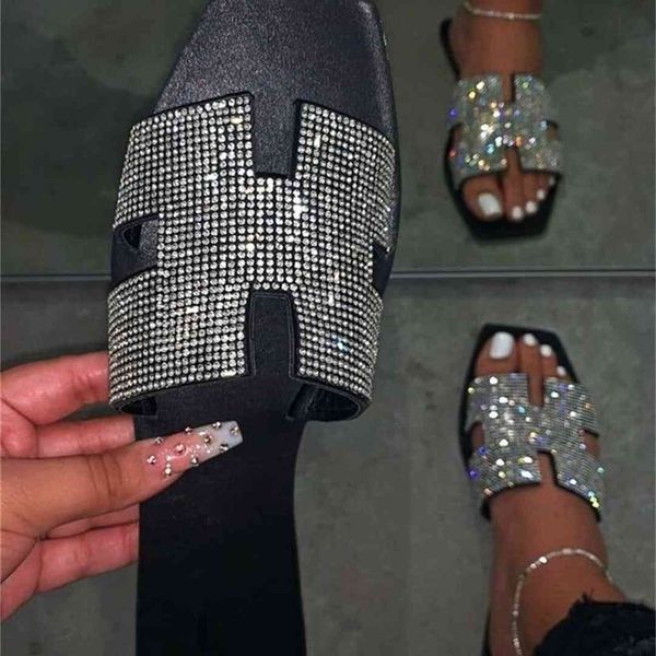 selling fashion diamond summer platform sandals women casual slides slippers, Black 
selling fashion diamond summer platform sandals women casual slides slippers, Black