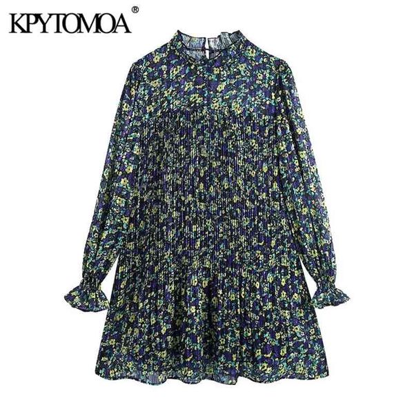 women chic fashion floral print pleated mini dress vintage high neck with lining female dresses vestidos mujer 210420, Black;gray
women chic fashion floral print pleated mini dress vintage high neck with lining female dresses vestidos mujer 210420, Black;gray