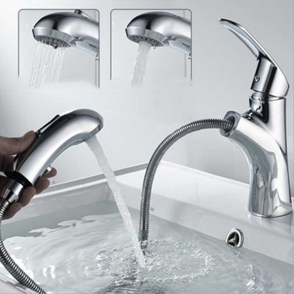 bathroom sink faucets 2 color brass body cold water and faucet black / chrome plated single hole wash basin mixing valve pullable shower tap
bathroom sink faucets 2 color brass body cold water and faucet black / chrome plated single hole wash basin mixing valve pullable shower tap