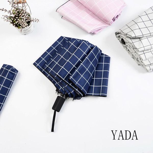 umbrellas yada ins large navy lattice umbrella folding rainy plaid for women men anti-uv luxury simple yd200078
umbrellas yada ins large navy lattice umbrella folding rainy plaid for women men anti-uv luxury simple yd200078