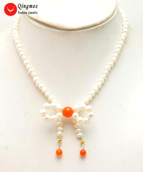 pendant necklaces qingmos natural white pearl necklace for women with 5-6mm & shell bowknot 17" jewelry 6405, Silver
pendant necklaces qingmos natural white pearl necklace for women with 5-6mm & shell bowknot 17" jewelry 6405, Silver