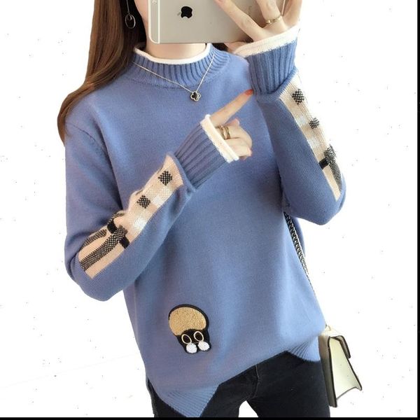 fashion christmas women sweater female autumn and winter round neck loose thick knitting pullovers jersey plus size, White;black
fashion christmas women sweater female autumn and winter round neck loose thick knitting pullovers jersey plus size, White;black