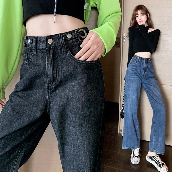 women's jeans 2021 big size high waist straight womens loose boyfriend casual trousers cover ankle pants denim cotton, Blue
women's jeans 2021 big size high waist straight womens loose boyfriend casual trousers cover ankle pants denim cotton, Blue