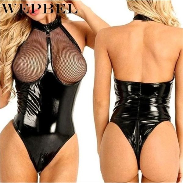 gothic women patent leather mesh lingerie plus size bodysuit s-4xl women's jumpsuits & rompers, Black;white
gothic women patent leather mesh lingerie plus size bodysuit s-4xl women's jumpsuits & rompers, Black;white