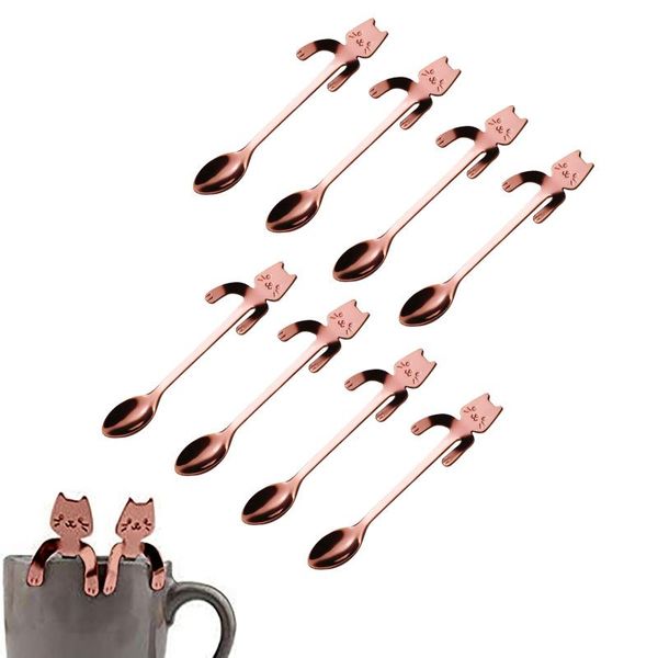 spoons 4 pcs mini cat kitty tea soup sugar dessert starter seasoning spoon dining honey coffee utensil tools soup-teaspoon
spoons 4 pcs mini cat kitty tea soup sugar dessert starter seasoning spoon dining honey coffee utensil tools soup-teaspoon