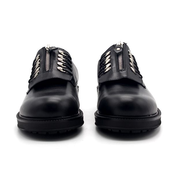 british style vintage handmade shoes for men thick heel zipper derby shoes men formal business oxfords shoes, Black
british style vintage handmade shoes for men thick heel zipper derby shoes men formal business oxfords shoes, Black