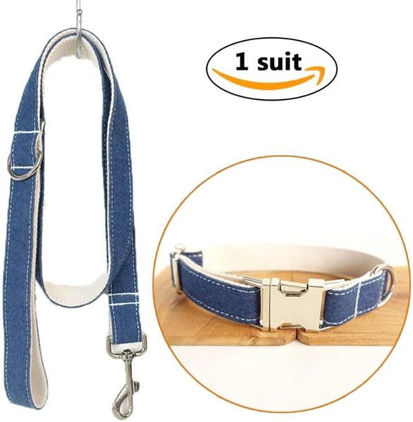 dog collars & leashes leash collar set adjustable outdoor cowboy pet jean heavy duty denim white
dog collars & leashes leash collar set adjustable outdoor cowboy pet jean heavy duty denim white