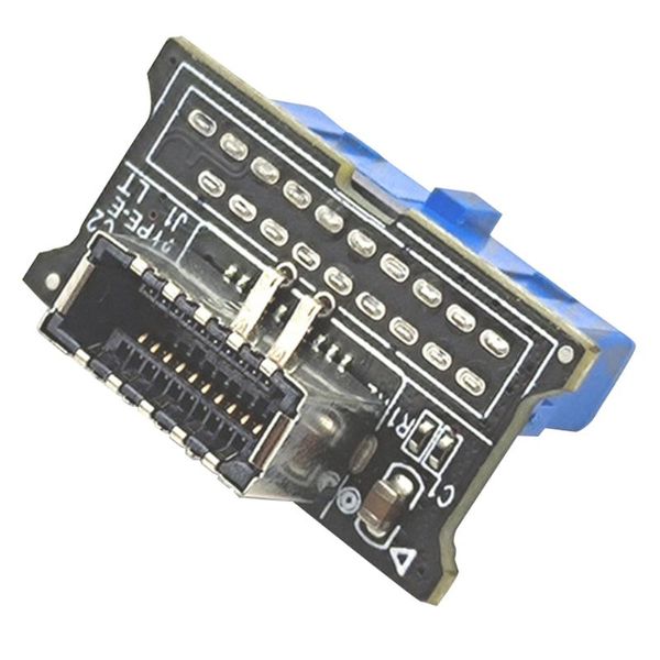 3.0 19-pin to usb 3.1 type e a key 20-pin front panel adapter converter computer cables & connectors
3.0 19-pin to usb 3.1 type e a key 20-pin front panel adapter converter computer cables & connectors