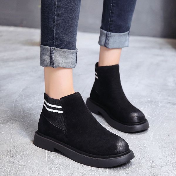 boots back herd martin boots woman shoes fall short ankle heels low heel round foot toe sliding on bigger oggj, Black
boots back herd martin boots woman shoes fall short ankle heels low heel round foot toe sliding on bigger oggj, Black