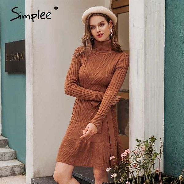 casual turtleneck women knitted dress autumn winter long sleeve lace up elegant style female sweater 211220, Black;gray
casual turtleneck women knitted dress autumn winter long sleeve lace up elegant style female sweater 211220, Black;gray