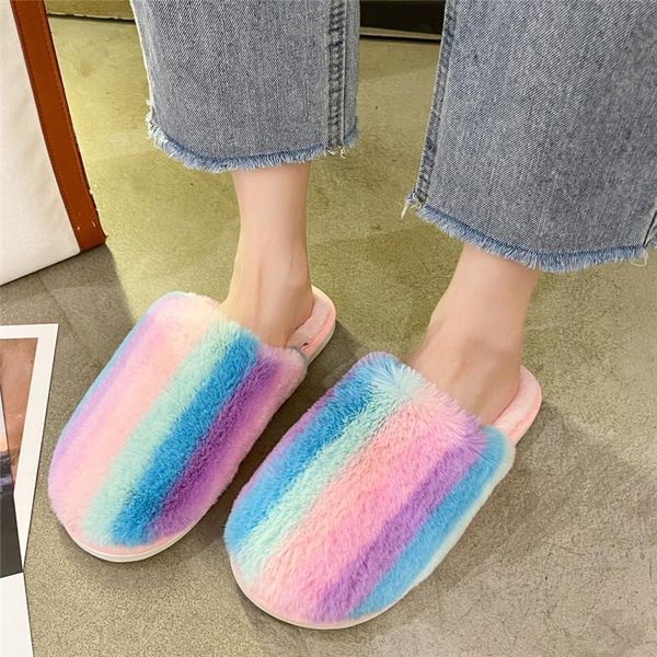 slippers flat heel rainbow shoes sandals women 2021 fashion winter for woman home faux fur colorful, Black
slippers flat heel rainbow shoes sandals women 2021 fashion winter for woman home faux fur colorful, Black