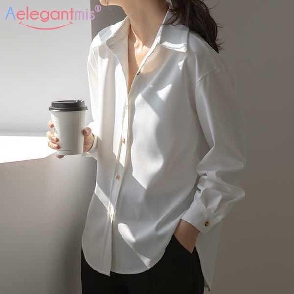 aeleagntmis vintage office lady blouse shirt women korean soft white shirts elegant chic loose casual solid long sleeve ol 210607
aeleagntmis vintage office lady blouse shirt women korean soft white shirts elegant chic loose casual solid long sleeve ol 210607