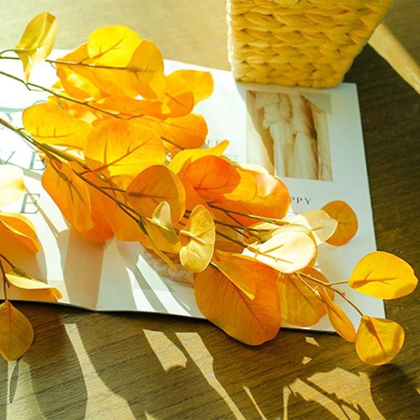decorative flowers & wreaths 1pc european type handmade eucalyptus money leaf simulation artificial green yellow plant flower home decoratio
decorative flowers & wreaths 1pc european type handmade eucalyptus money leaf simulation artificial green yellow plant flower home decoratio