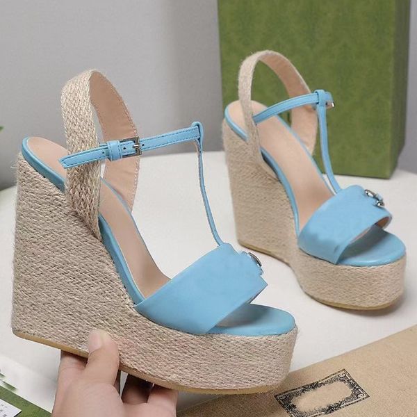 luxury high grade womens sandals soft genuine leather slope heel fashion patchwork shoe 13cm heels quality women party sandal factory shoes, Black
luxury high grade womens sandals soft genuine leather slope heel fashion patchwork shoe 13cm heels quality women party sandal factory shoes, Black
