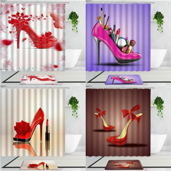 shower curtains girl fashion high heels red lip cosmetic home decor bathroom accessories bath curtain set anti-slip carpet mats
shower curtains girl fashion high heels red lip cosmetic home decor bathroom accessories bath curtain set anti-slip carpet mats
