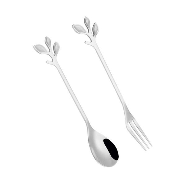 8pcs stainless steel spoon fork creative leaves shape design for home restaurant el (silver) forks
8pcs stainless steel spoon fork creative leaves shape design for home restaurant el (silver) forks