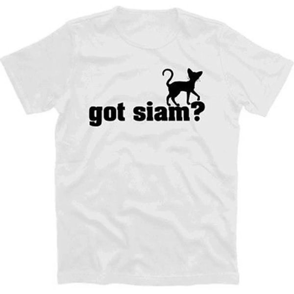 ha ottenuto siam gatti razza siamese siem sejem sayam kater t-shirt s-xxxl, White;black
ha ottenuto siam gatti razza siamese siem sejem sayam kater t-shirt s-xxxl, White;black