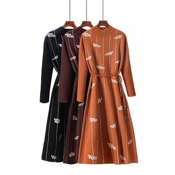 fashionable autumn sweet temperament casual knitted dress women pullover long sleeve half high neck a-line sweater dresses 210520, Black;gray
fashionable autumn sweet temperament casual knitted dress women pullover long sleeve half high neck a-line sweater dresses 210520, Black;gray