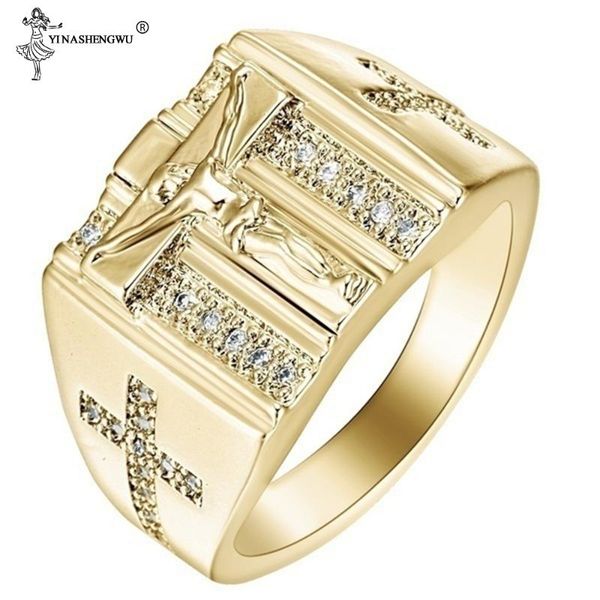 wedding rings men's ring gold silver color filled jesus cross classic religious alloy fashion men hip hop jewelry 6-15 size, Slivery;golden
wedding rings men's ring gold silver color filled jesus cross classic religious alloy fashion men hip hop jewelry 6-15 size, Slivery;golden