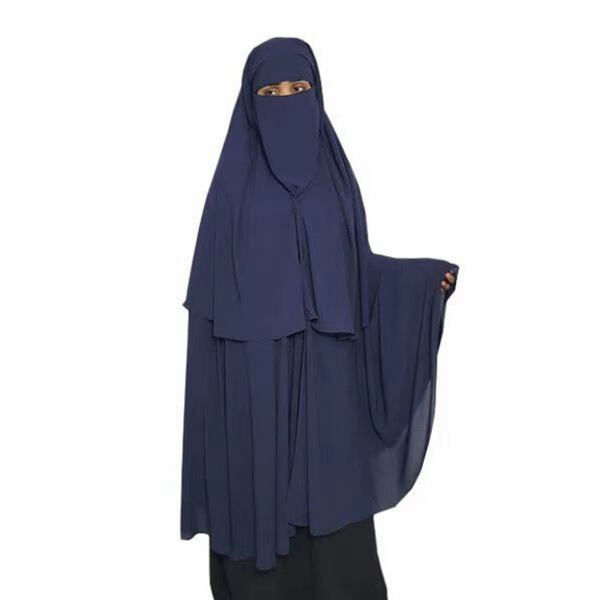 muslim fashion prayer jilbab women musulman chiffon fabric three layer niqab with integrated hijab veil islamic long niqab abaya, Red
muslim fashion prayer jilbab women musulman chiffon fabric three layer niqab with integrated hijab veil islamic long niqab abaya, Red