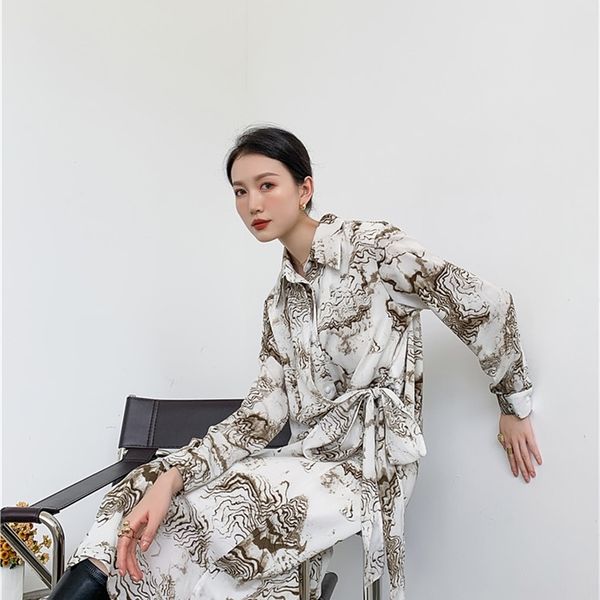 casual dresses mountain range print long sleeve shirt women button lace up collar midi autumn spring 2021 clothes 2y89, Black;gray
casual dresses mountain range print long sleeve shirt women button lace up collar midi autumn spring 2021 clothes 2y89, Black;gray