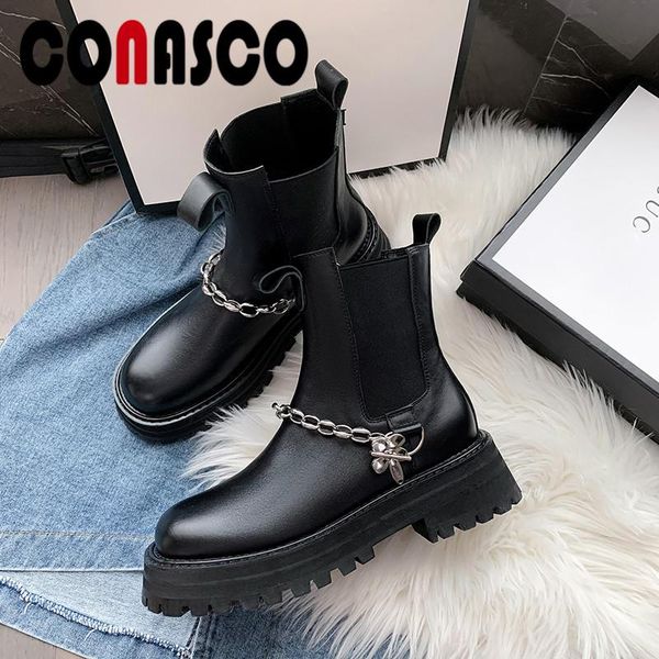 boots conasco 2021 women short autumn winter warm cow leather casual shoes rivets buckles fashion rounded toe woman, Black
boots conasco 2021 women short autumn winter warm cow leather casual shoes rivets buckles fashion rounded toe woman, Black