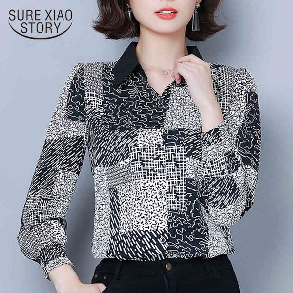 printed office ladies shirt temperament casual slim women shirts feminina long sleeve polo collar blouses 6894 50 210417, White
printed office ladies shirt temperament casual slim women shirts feminina long sleeve polo collar blouses 6894 50 210417, White