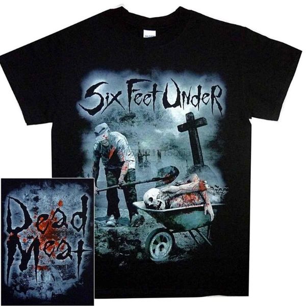 men's t-shirts 2021 latest fashion six feet under dead meat shirt s m xl t-shirt official death metal tshirt men streetwear, White;black
men's t-shirts 2021 latest fashion six feet under dead meat shirt s m xl t-shirt official death metal tshirt men streetwear, White;black