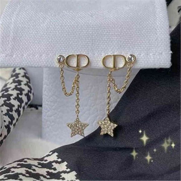 70% off new tassel female net red star letter pearl high version earrings, Golden
70% off new tassel female net red star letter pearl high version earrings, Golden