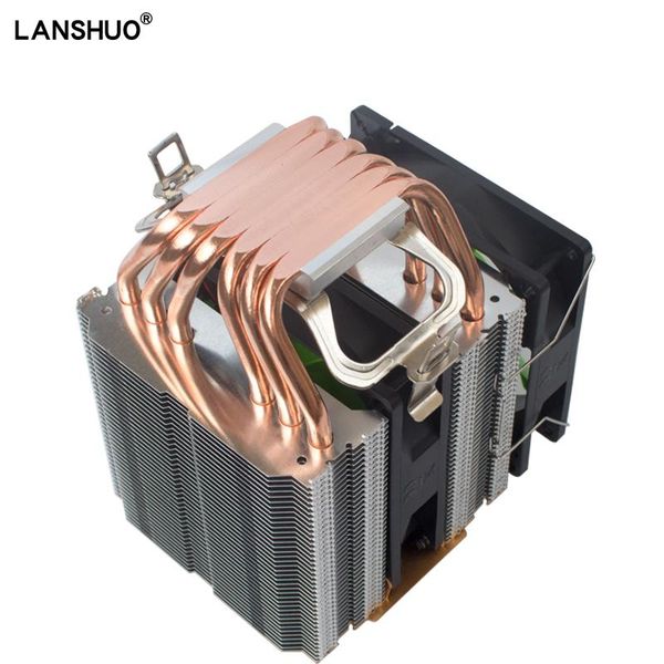 fans & coolings 6 heat pipes cpu cooler dual-side fan quiet cooling heatsink radiator for lga 775/1150/1151/1155/1356/1366 amd
fans & coolings 6 heat pipes cpu cooler dual-side fan quiet cooling heatsink radiator for lga 775/1150/1151/1155/1356/1366 amd