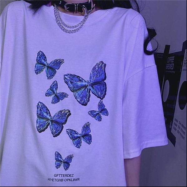 summer punk loose vintage women t shirt short sleeve plus size butterfly cartoon print ulzzang dropshipping wild clothes, White
summer punk loose vintage women t shirt short sleeve plus size butterfly cartoon print ulzzang dropshipping wild clothes, White