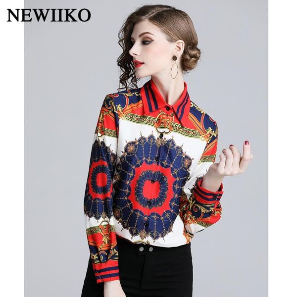 women's blouses & shirts fashion spring autumn women turn-down collar casual european style pattern print long sleeve office lady work, White
women's blouses & shirts fashion spring autumn women turn-down collar casual european style pattern print long sleeve office lady work, White