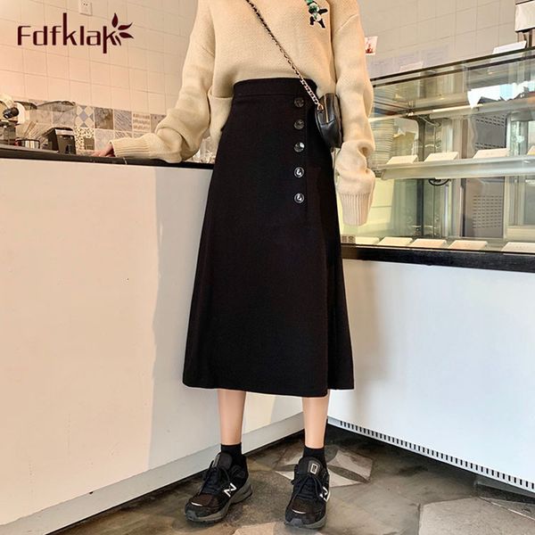 skirts temperament mid-length skirt female wool high waist black student's s single-breasted a-line women 2r33
skirts temperament mid-length skirt female wool high waist black student's s single-breasted a-line women 2r33