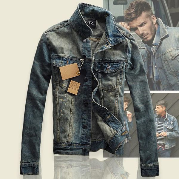men's jackets 2021 autumn motorcycle denim jacket men korea trend classic vintage blue jean fashion lapel single breasted outerwear, Black;brown
men's jackets 2021 autumn motorcycle denim jacket men korea trend classic vintage blue jean fashion lapel single breasted outerwear, Black;brown