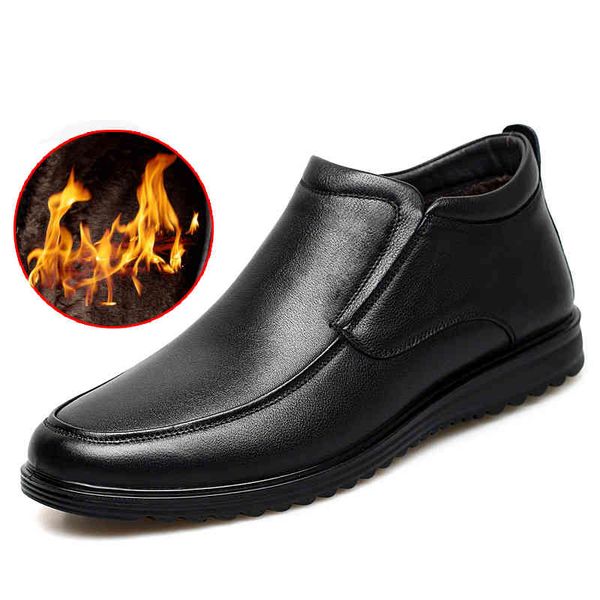 dress shoes warm skin men snowboots leather boots comfortable leather moccasins 37-46 non-slip men's winter shoes% a7bs, Black
dress shoes warm skin men snowboots leather boots comfortable leather moccasins 37-46 non-slip men's winter shoes% a7bs, Black