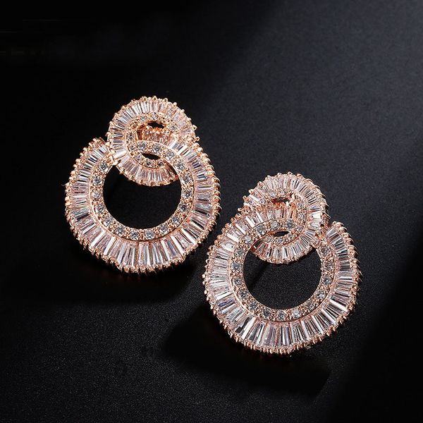 famous brand zircon for women/girl rose gold colour luxury micro pave cubic zirconia stud earrings fashion jewelry, Golden
famous brand zircon for women/girl rose gold colour luxury micro pave cubic zirconia stud earrings fashion jewelry, Golden