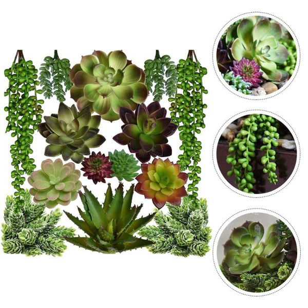 decorative flowers & wreaths 14pcs fake plants faux succulents imitated po props (green)
decorative flowers & wreaths 14pcs fake plants faux succulents imitated po props (green)