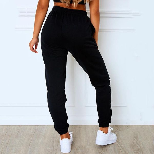 women casual basic bottoms solid color drawstring elastic high waist hip hop street fashion pants female autumn long trousers women's &, Black;white
women casual basic bottoms solid color drawstring elastic high waist hip hop street fashion pants female autumn long trousers women's &, Black;white