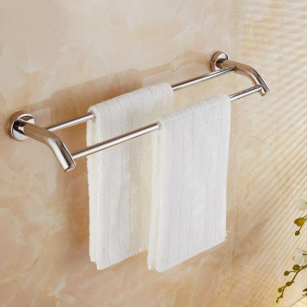 towel racks wall mounted double rack el rail stainless steel tube storage organizer bathroom hardware holder 40/50/60/80cm
towel racks wall mounted double rack el rail stainless steel tube storage organizer bathroom hardware holder 40/50/60/80cm