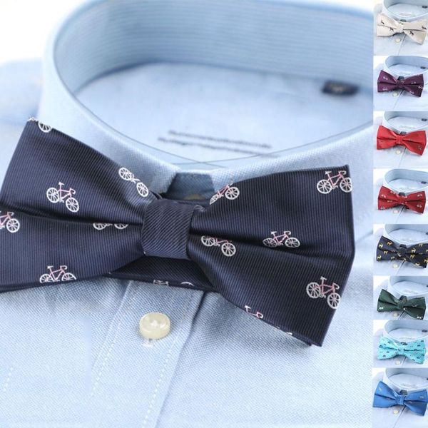 bow ties men tie trendy pre-tied polyester stylish bowtie high-density woven novel pattern multiple color for party, Black;gray
bow ties men tie trendy pre-tied polyester stylish bowtie high-density woven novel pattern multiple color for party, Black;gray