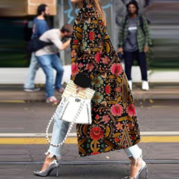 Long Fashion Trench Coat 2021 Women' Printed Medium Length Lapel Windbreaker for Women, Same color as picture
Long Fashion Trench Coat 2021 Women' Printed Medium Length Lapel Windbreaker for Women, Same color as picture