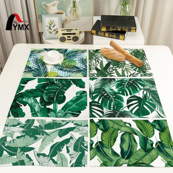 mats & pads fymx tropical plant linen napkins coconut tree green leaf napkin are used in various catering services
mats & pads fymx tropical plant linen napkins coconut tree green leaf napkin are used in various catering services